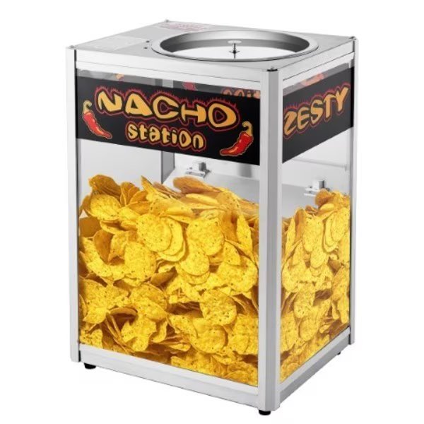 Great Northern Popcorn Nacho Chip Warmer Machine, Drop Down Tray Dispenser and Merchandiser, Great Northern Popcorn, Mfr#: 572337YXJ