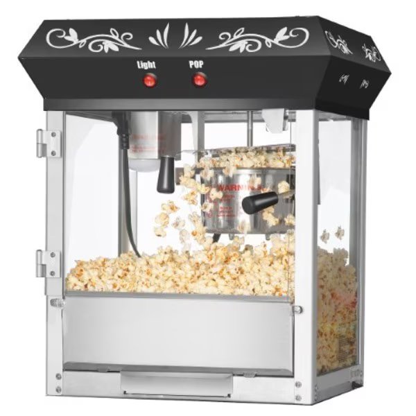 6105 Great Northern Popcorn Black Foundation Popcorn Popper Machine, 6 Ounce, Great Northern Popcorn, Mfr#: 849980MFA