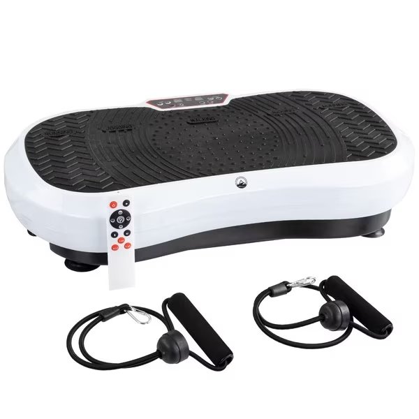 Vibration Plate Exercise Machine - Vibrating Platform with Adjustable Speed and 3 Strength Modes, Wakeman, Mfr#: 80-5198