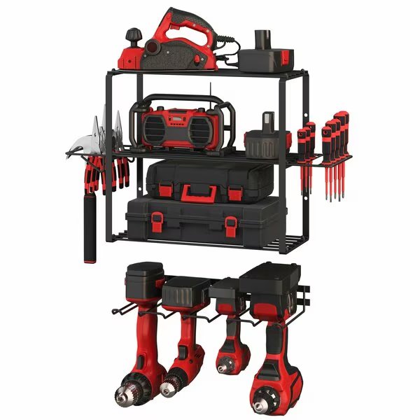 4-Tier Power Tool Organizer Shelving, Stalwart, Mfr#: 75-TS2004