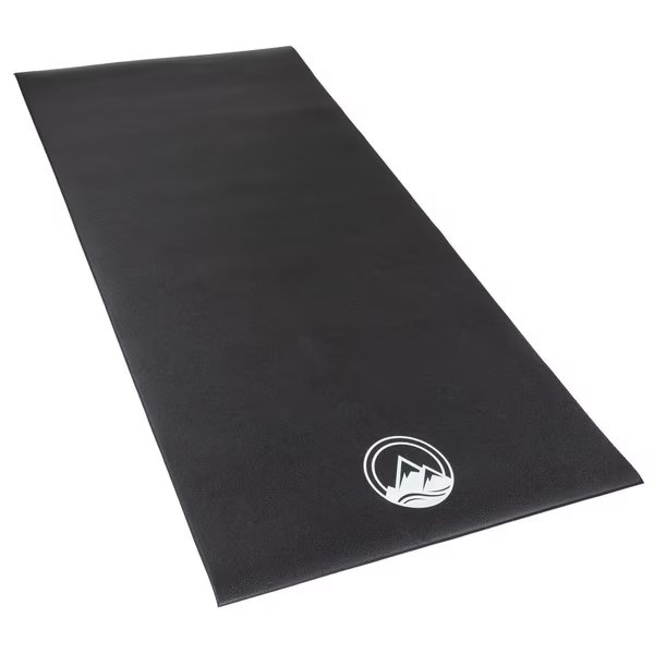 Exercise Bike Mat- Non-Slip Waterproof Indoor Cycle Pad - Noise-Reducing 0.23-Inch-Thick Workout Mat, Wakeman, Mfr#: 80-5206