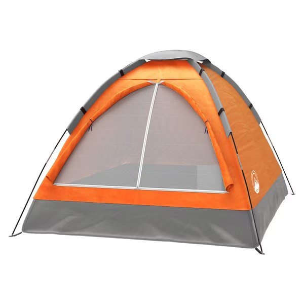 2 Person Camping Tent with Carrying Bag - Lightweight Outdoor Tent by Outdoors Orange, Wakeman, Mfr#: 75-CMP1081