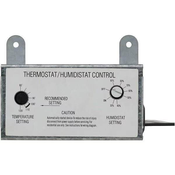 Thermostat and Humidistat Control Box, Iliving, Mfr#: ILG-001TH