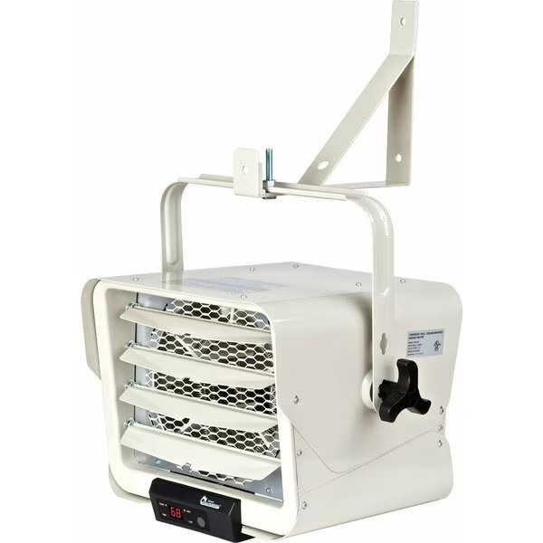 Hardwired 7500W 240V Garage Electric Heater Wall/Ceiling Mounted with Remote Controlled Thermostat, Dr Infrared Heater, Mfr#: DR-975
