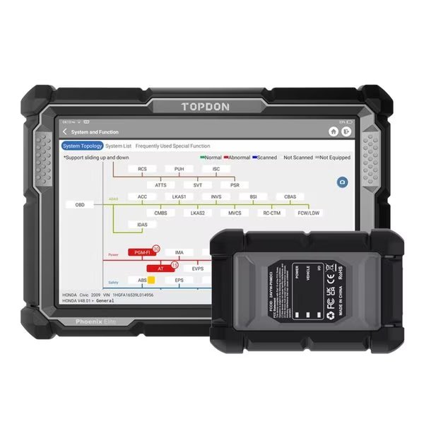 Cuttingedge OElevel diagnostic scanner designed for efficiency, Topdon, Mfr#: Phoenix Elite