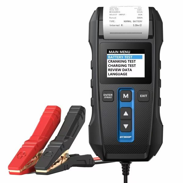 Battery, Charging System, and Cranking System Analyzer with BuiltIn Printer, Topdon, Mfr#: BT300P