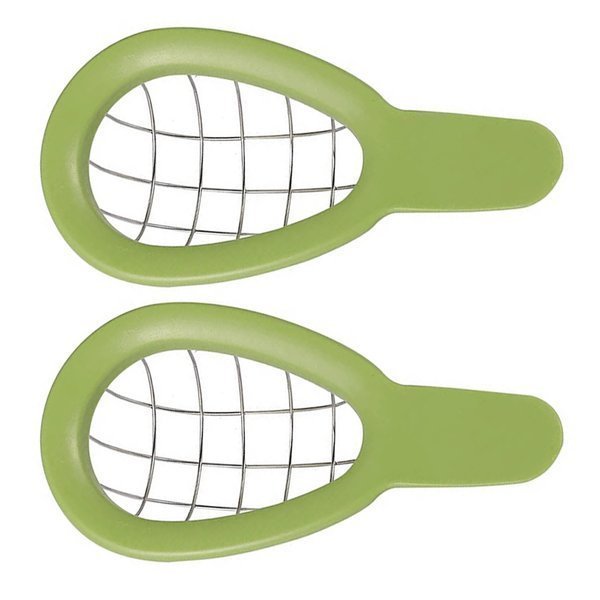Stainless Steel Easy Avocado Slicer and Perfect Cubing Tool, 2PK, 1947Kitchen, Mfr#: TI-PASC-GRE-2PK