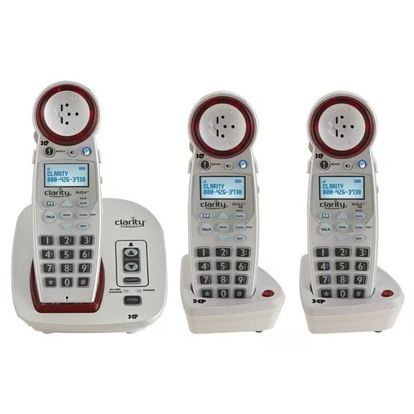 Extra loud 50dB phone with tone control 4 settings, Clarity, Mfr#: XLC8