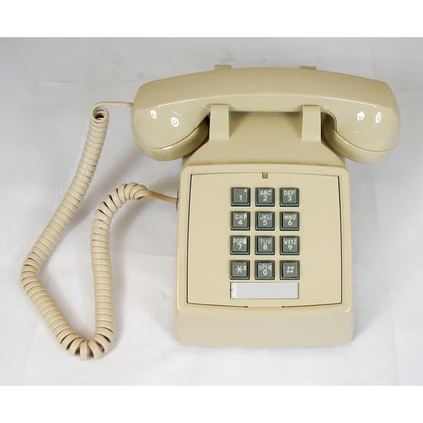 250045-VBA-20M Desk w/ Volume - Brown, Cortelco, Mfr#: 2500-V-BR