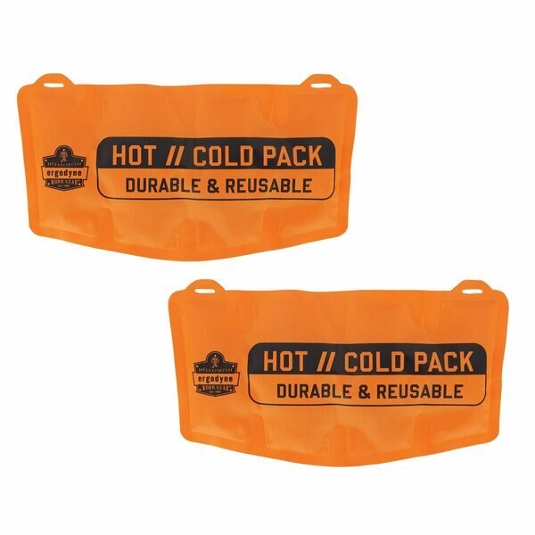 Orange Replacement Hot/Cold Packs, 2PK, Proflex By Ergodyne, Mfr#: 6275