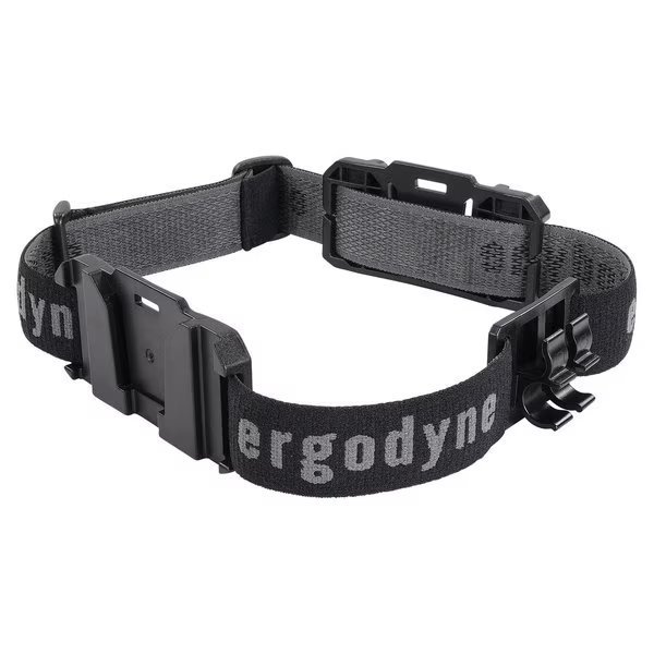 Black Headband Light Mount with Fabric Strap, Skullerz By Ergodyne, Mfr#: 8980