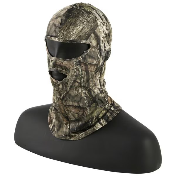 Stretch Fit Full Head Net, Spandex with 2 Holes, Mossy Oak Break-Up Country, Vanish, Mfr#: 25350