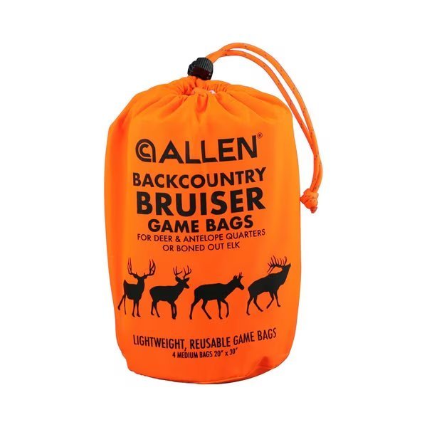 Backcountry Bruiser Game Bags, 4 Quarter Bags, 3 in.L x 2 in.W, White, Allen Co, Mfr#: 6591