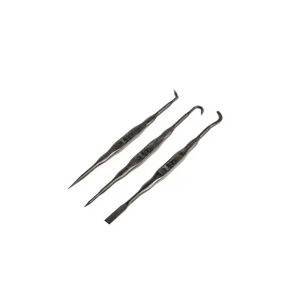 Double-Ended Fiber Reinforced Polymer Picks, 3-Pack w/ Vinyl Pouch, Black, Breakthrough Clean Technologies, Mfr#: BT-FRPP-3PK