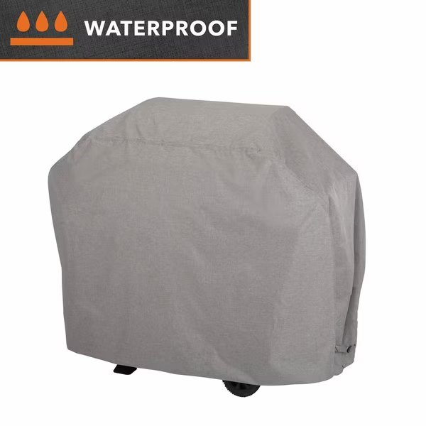 Garrison 65 in. Grill Cover, Waterproof, 65 in. L x 25 in. W x 44.5 in. H, Granite, Modern Leisure, Mfr#: 3007