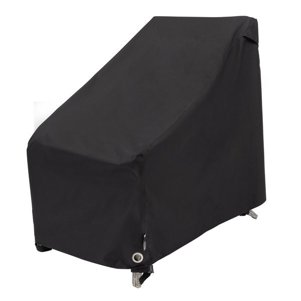Black Diamond Patio Chair Cover, Waterproof, 27 in. L x 34 in. W x 31 in. H, Black, Modern Leisure, Mfr#: 3081