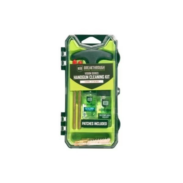 Vision Series Pistol Cleaning Kit, .22 Caliber, Multi-Color, Breakthrough Clean Technologies, Mfr#: BT-ECC-22