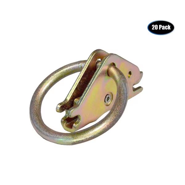 2" E Track Fitting w/ O Ring
WLL: 1,333 lbs., PK20, Tie 4 Safe, Mfr#: A10217R-20