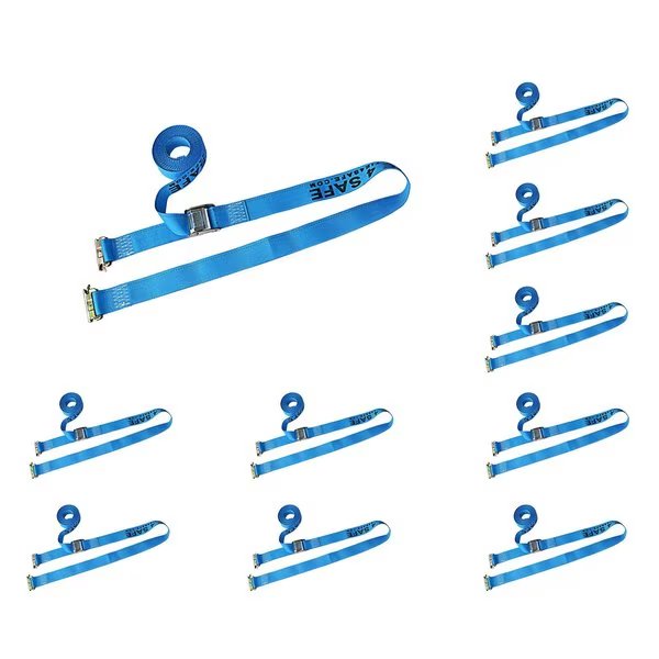 2" x 20' E Track Cam Buckle Straps w/ E Clips
WLL: 833 lbs., PK10, Tie 4 Safe, Mfr#: CT11-20M23B-10