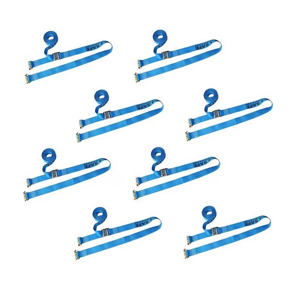 2" x 20' E Track Cam Buckle Straps w/ E Clips
WLL: 833 lbs., PK8, Tie 4 Safe, Mfr#: CT11-20M23B-8