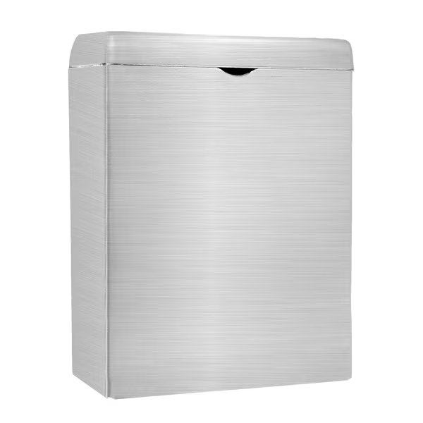 Sanitary Napkin Receptacle, Stainless Steel, Alpine Industries, Mfr#: 451-SSB