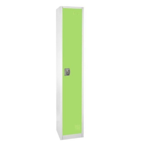 72" H x 12" W  Steel Single Tier Locker, Adiroffice, Mfr#: ADI629-201-GRN