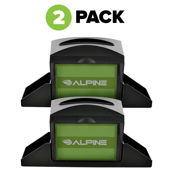 Tabletop Interfold Napkin Dispenser with Caddy, PK2, Alpine Industries, Mfr#: ALP4332-C-2pk