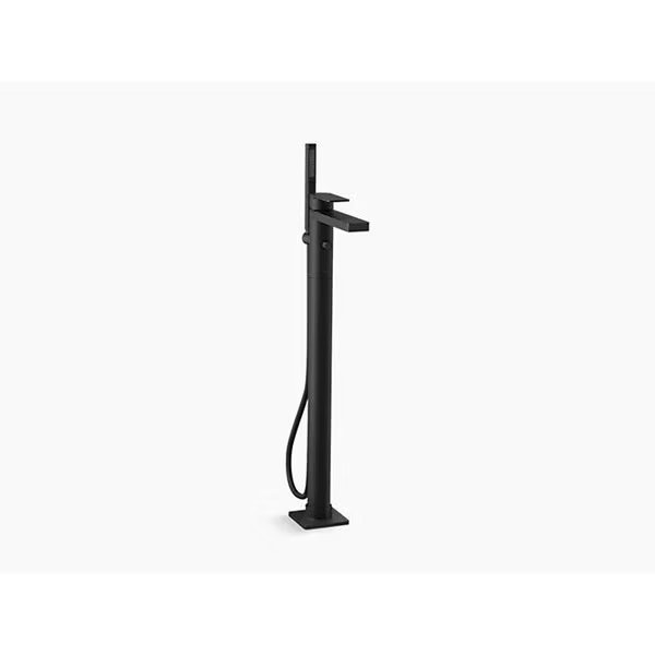 Parallel Floor-Mount Bath Filler Trim, Kohler, Mfr#: T23492-4-BL