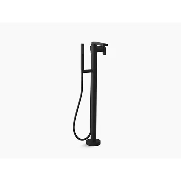Composed Floor-Mount Bath Filler Trim With Handshower, Kohler, Mfr#: T73087-4-BL