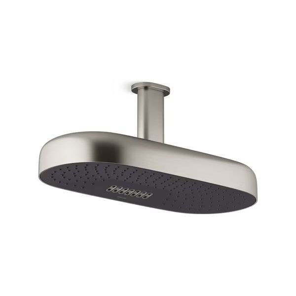 Statement 2F 356Mm/14  Dpmsg Rainhead Vibrant Brushed Nickel, Kohler, Mfr#: 26297-BN