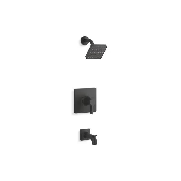 Venza 1H P/B B&S Fct Trim Matte Black, Kohler, Mfr#: TS28127-4G-BL