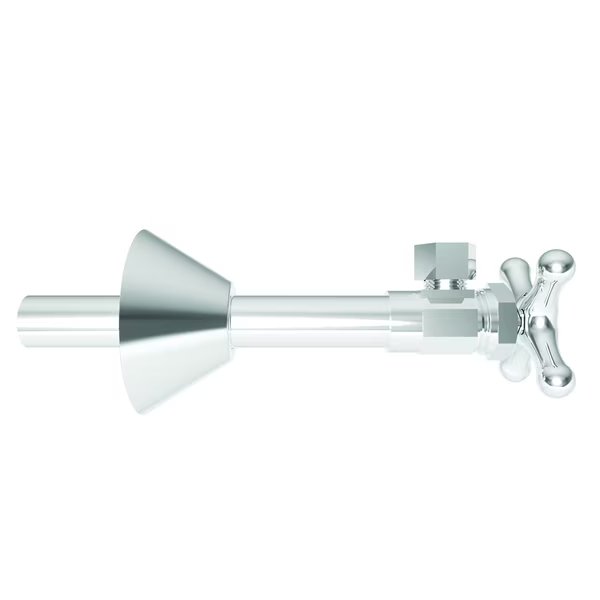 Angle Valve Kit, 1/2" Sweat in Polished Chrome, Brasstech, Mfr#: 416X/26