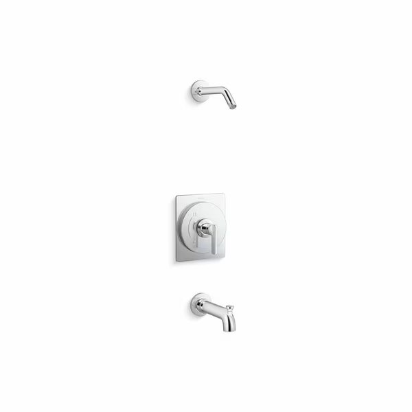 Rite-Temp Bath And Shower Trim Kit Without Showerhead in Polished Chrome, Kohler, Mfr#: TLS35915-4-CP