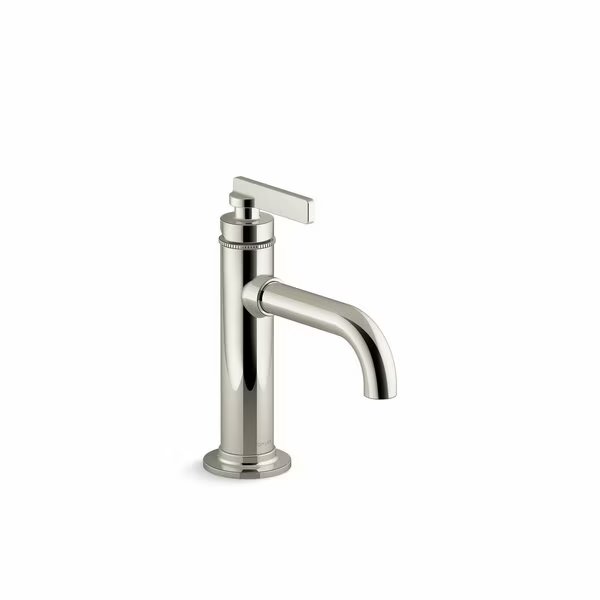 Single-Handle Bathroom Sink Faucet 1.2 GPM in Vibrant Polished Nickel, Kohler, Mfr#: 35907-4-SN