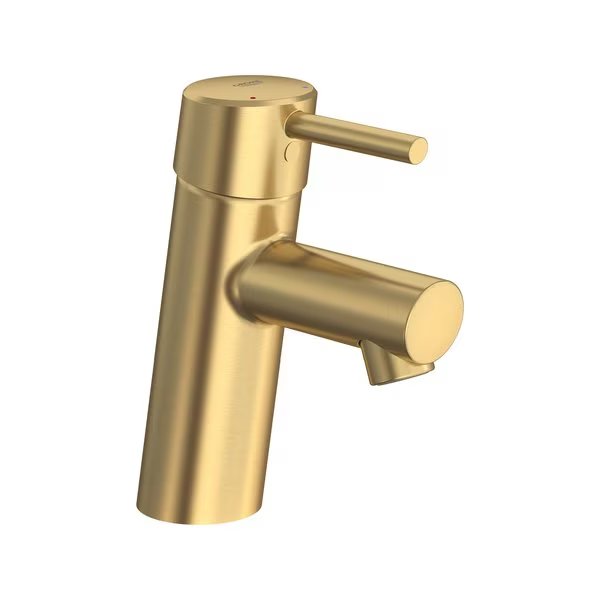 Single Hole Single-Handle S-Size Bathroom Faucet 1.2 Gpm, Gold, Grohe, Mfr#: 34270GNA