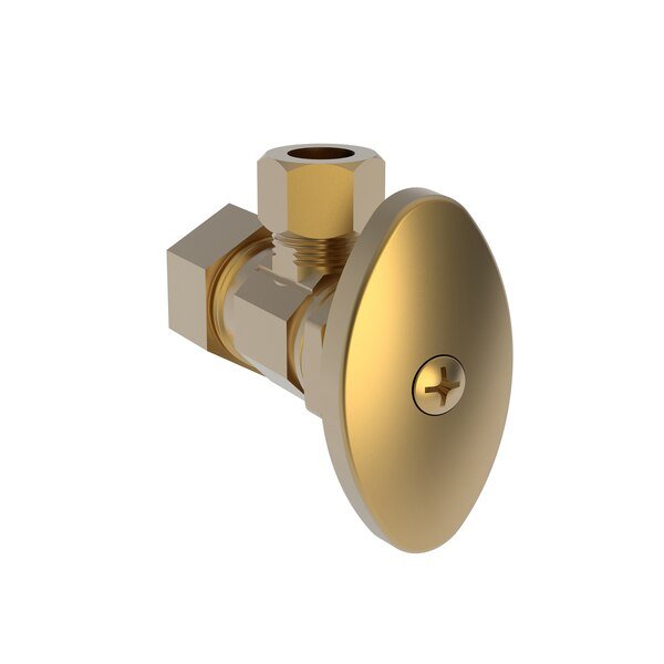 Angle Valve, 1/2" Compression in Satin Bronze (Pvd), Brasstech, Mfr#: 403/10