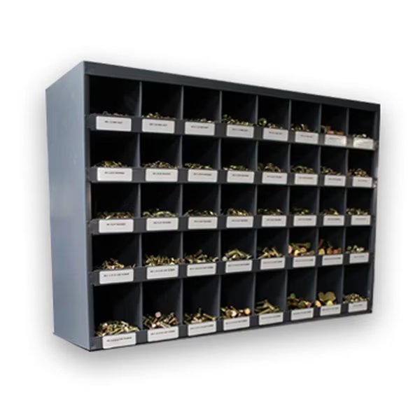 2230 Piece Grade 8 USS Coarse Thread Bolt and Nut Bin Assortment, Titan Industrial Supply, Mfr#: T2230BA8C