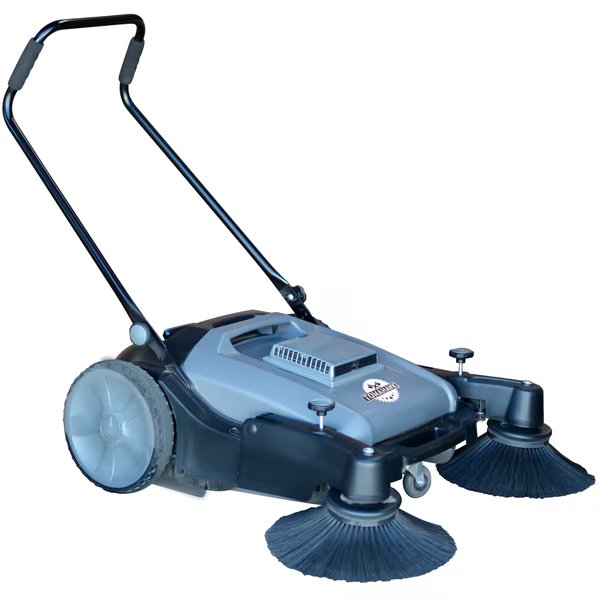 Commercial 38" Push Sweeper w Triple Power Brooms, Tomahawk Power, Mfr#: TOS38