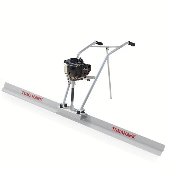 37.7cc Gas Concrete Power Screed and 10ft Aluminum Board Straight Edge, Tomahawk Power, Mfr#: TVSA-T + TSB10-E