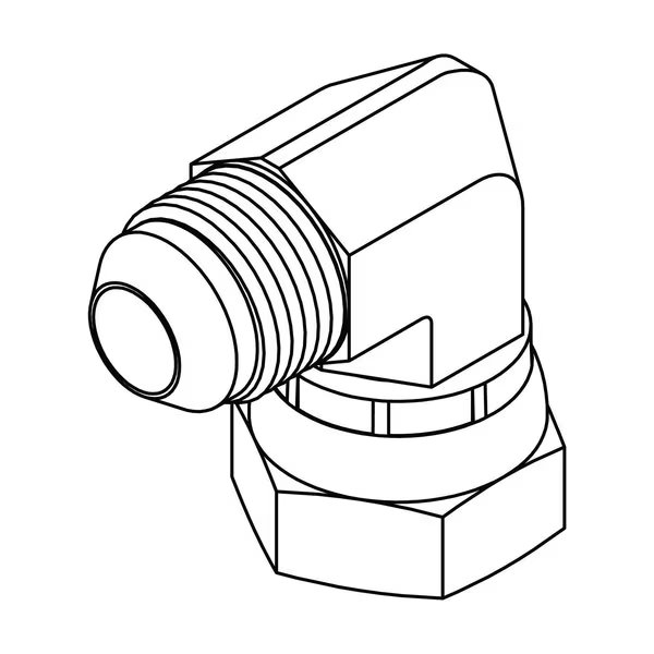 Hydraulic Fitting-International08MJ-08FBSPPX 90, Tompkins, Mfr#: 3401-08-08