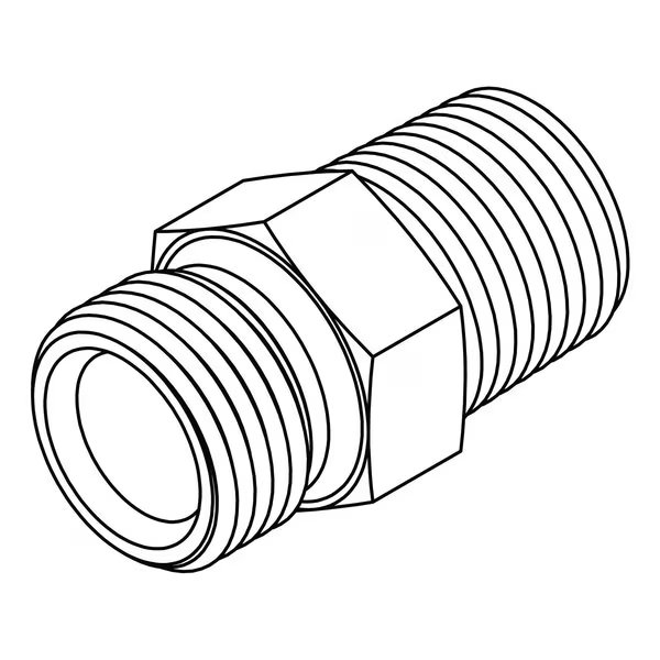 Hydraulic Fitting-International16MBSPP-12MP, Tompkins, Mfr#: 3825-16-12