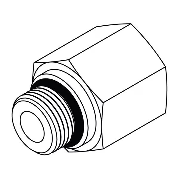 Hydraulic Fitting-Steel32MOR-20FP, Tompkins, Mfr#: 6405-32-20