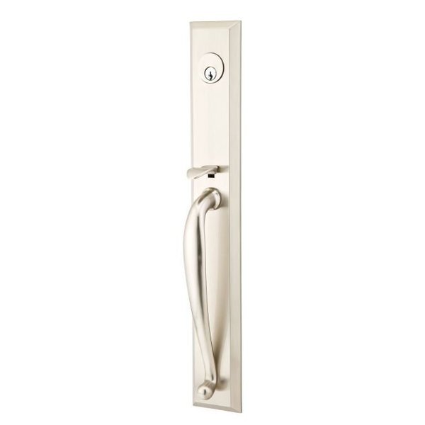 Satin Nickel Handleset 3052GTUS15RH, Emtek, Mfr#: 3052GTUS15RH