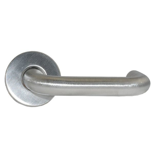 Sngl Cylinder Office Mortise Lock Working Trim with Wrought Lustra Lever and A Rose L4 Keyway Satin, Corbin Russwin, Mfr#: ML2051LWA626M31