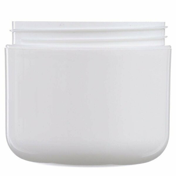 4 Oz P/P Out P/P In Double Wall Jar White, Round, Round Base, Tricorbraun, Mfr#: 023196