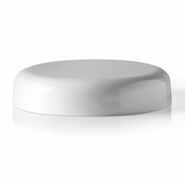 89-400 White P/P Continuous Thread Closure, Unlined Dome, Smooth Skirt, Smooth Top, Tricorbraun, Mfr#: 009807