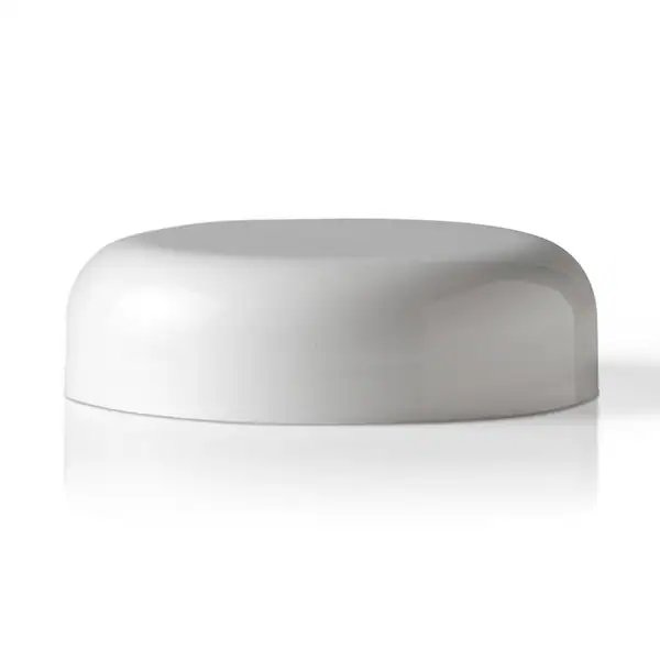 53-400 White P/P Continuous Thread Closure, Unlined Land Dome, Smooth Skirt, Tricorbraun, Mfr#: 015832