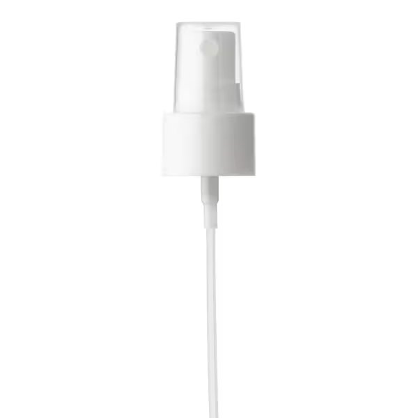 24-410 P/P Fine Mist Sprayer White Smooth .12Ml-.14Ml, 4.375 Inch Dip Tube Clear P/P Hood, Tricorbraun, Mfr#: 141105