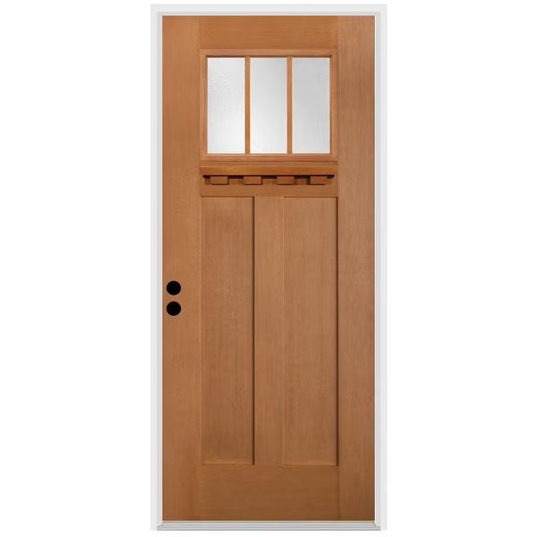 Exterior Single Door, Right Hand/Inswing, 1.75 Thick, Fiberglass, Trimlite, Mfr#: 2868RHISPFGHER2033C691615M