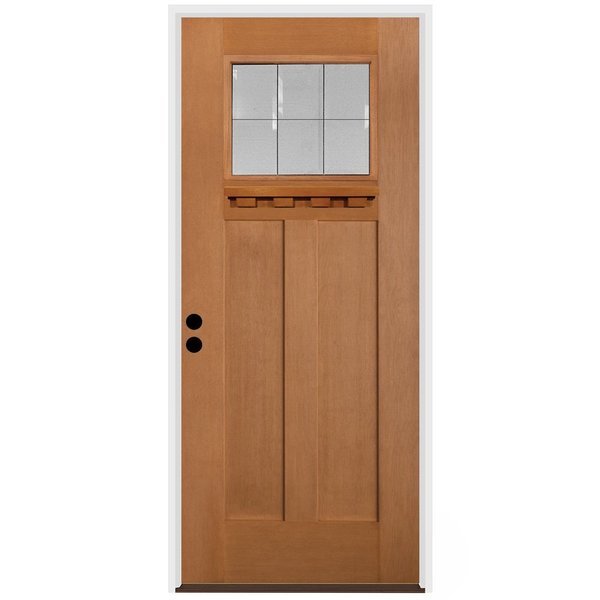 Exterior Single Door, Right Hand/Inswing, 1.75 Thick, Fiberglass, Trimlite, Mfr#: 3068RHISPFGHFLS200P491626DB